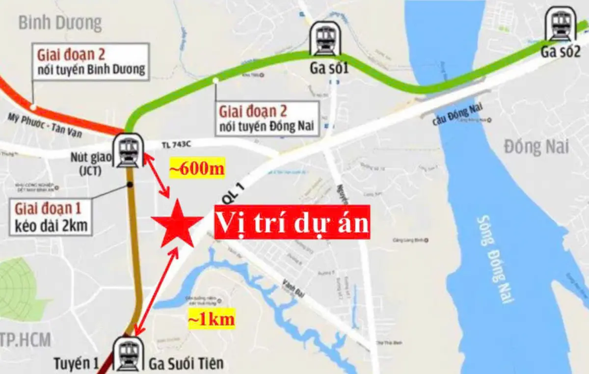 Kết nối pháp lý Bcons Suối Tiên