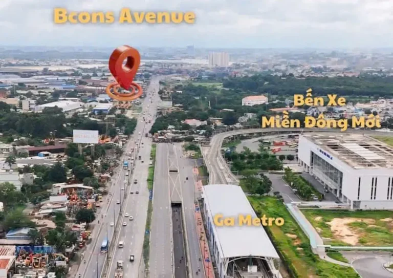 Kết nối giao thông Bcons Avenue được đo thực tế: 5 phút đến VSIP, 35 phút đến trung tâm TP.HCM. Phân tích tác động của Vành đai 3 và các tuyến đường đến giá trị bất động sản.