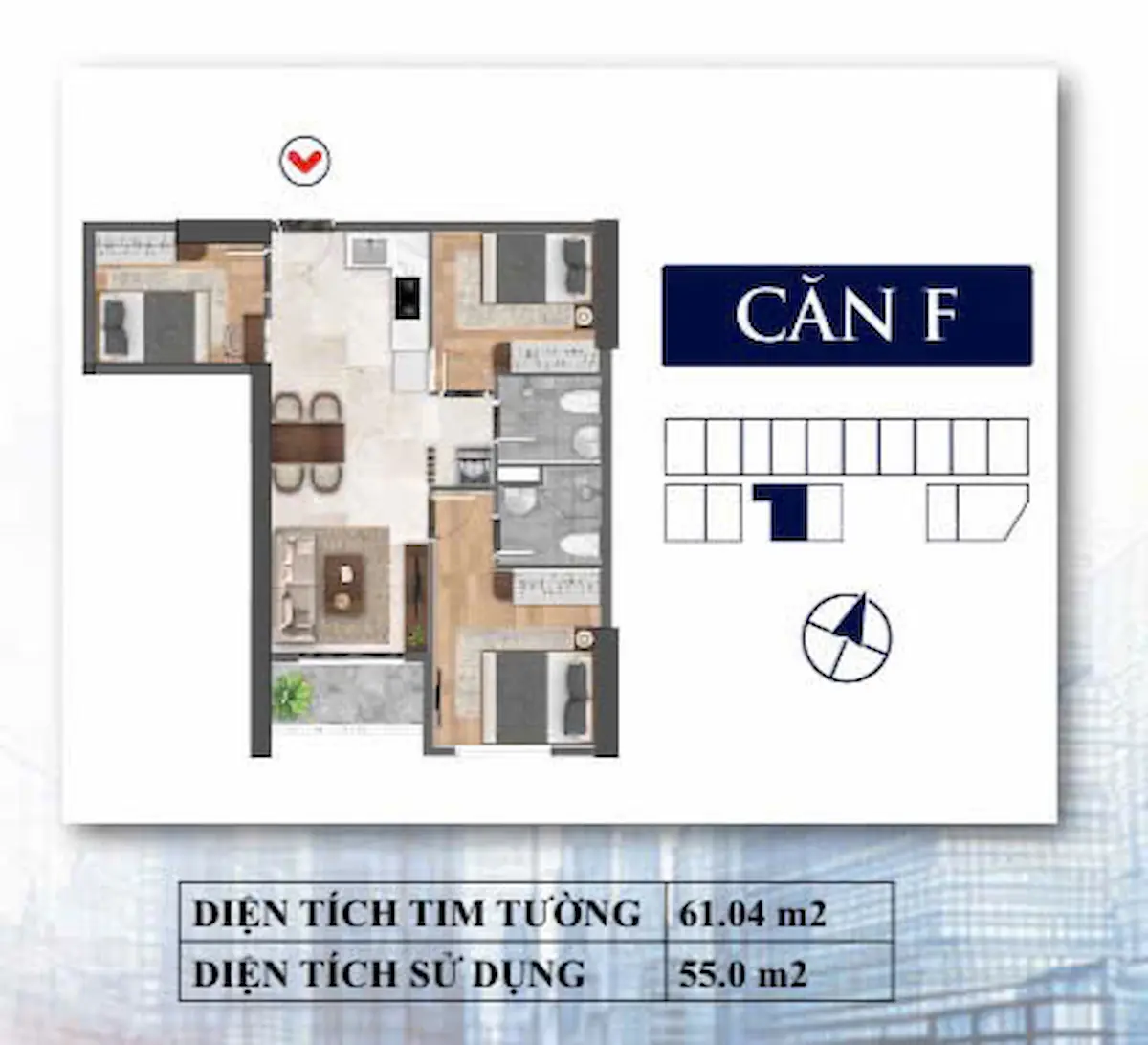 Căn hộ 3PN Bcons Avenue