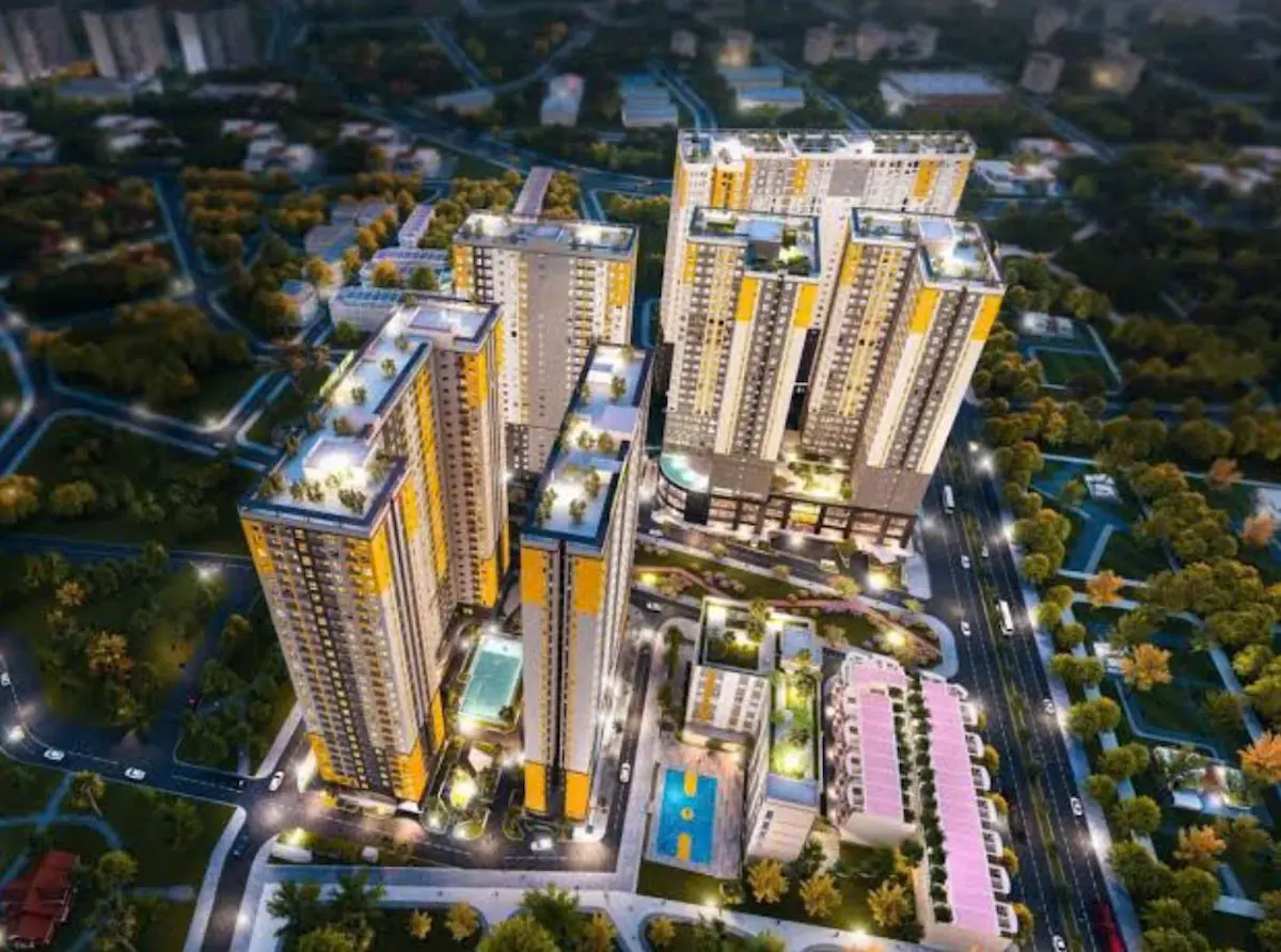 Phối cảnh tổng thể dự án Bcons City Bình Dương