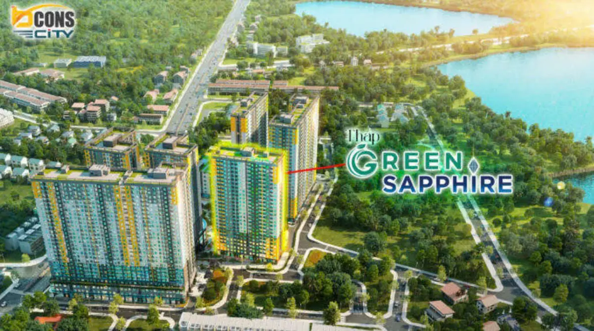 Tháp Bcons Green Sapphire và Green Topaz đã bàn giao