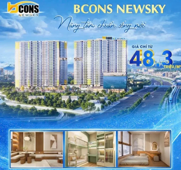 Bcons New Sky có tăng giá không? Phân tích tiềm năng tăng giá dự án mặt tiền QL13, TP. Thuận An, Bình Dương. Đánh giá tác động hạ tầng, metro và lịch sử tăng giá của Bcons.