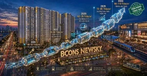Đầu tư Bcons New Sky có lợi nhuận bao nhiêu %/năm? Case study thực tế từ một chủ doanh nghiệp nhỏ tại mặt tiền Quốc lộ 13, Thuận An.