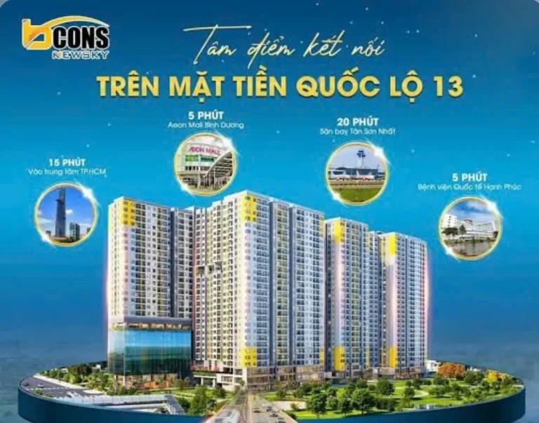 Bcons New Sky Thuận Tiện Đi Đâu? Bản Đồ "20 Điểm Đến" Trong Bán Kính 15 Phút: Tôi đã từng tư vấn cho một khách hàng là giám đốc nhân sự của một công ty lớn...