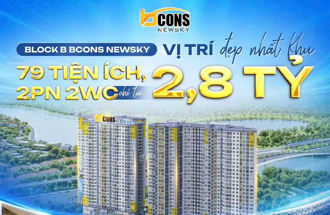 Bcons New Sky giá 2 tỷ 8