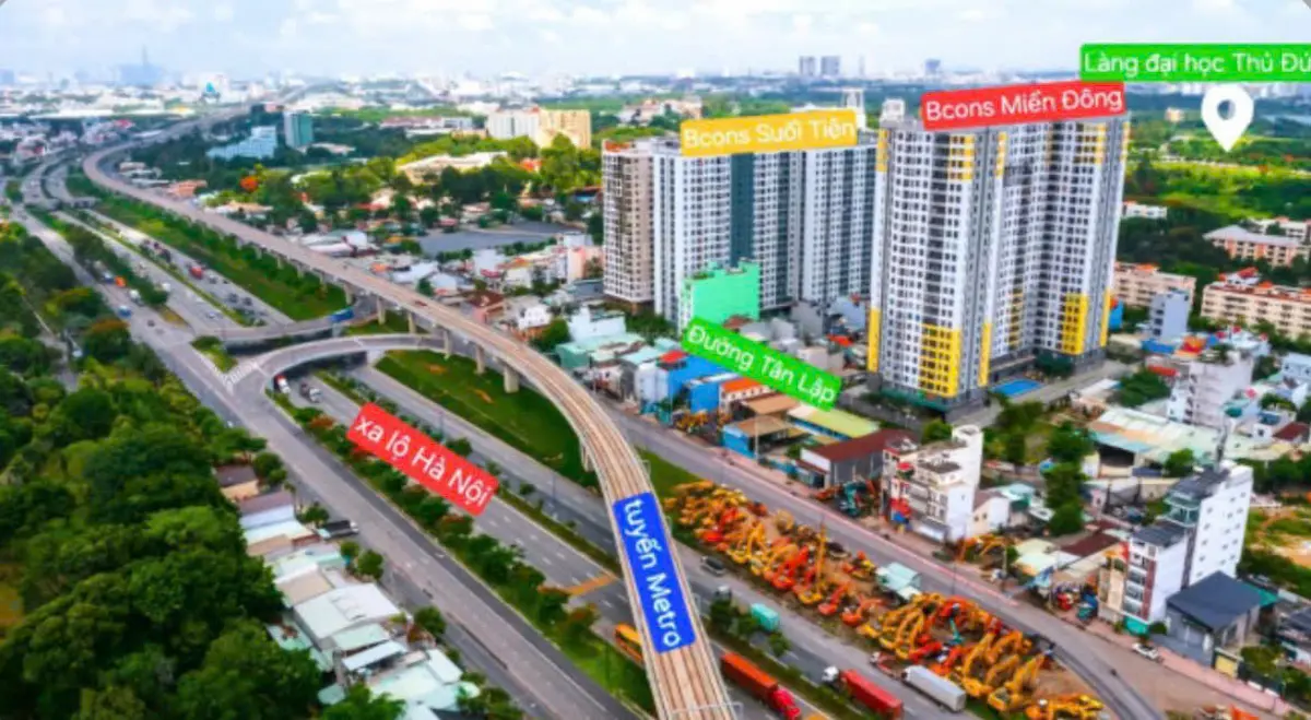 Bcons Suối Tiên gần Làng Đại học