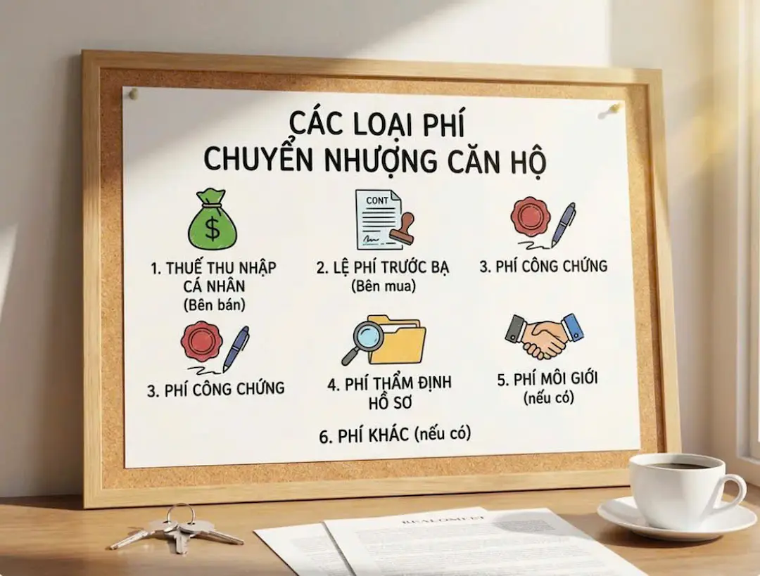 Thủ tục sang nhượng và thuế