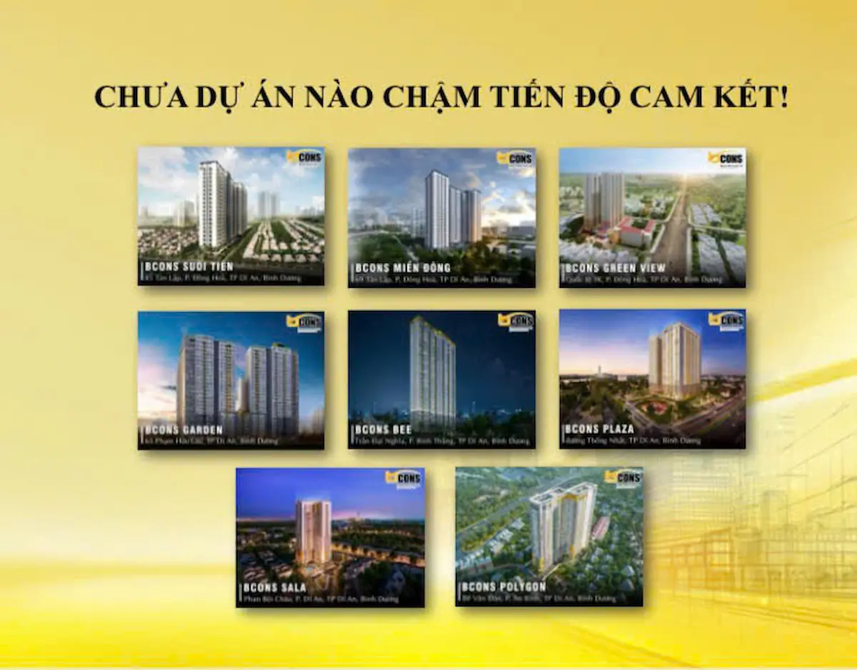 Cam kết chủ đầu tư Bcons