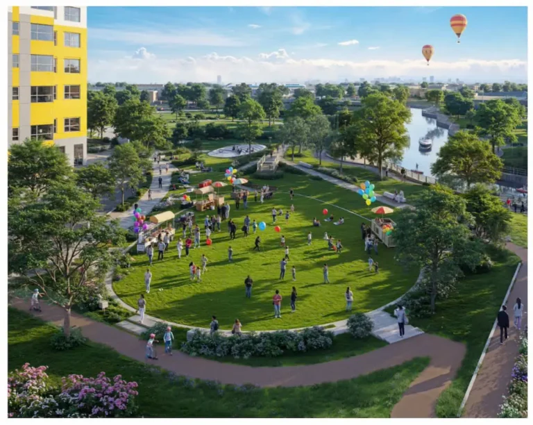 Bcons New Sky có công viên không? Giải mã không gian xanh chuẩn "Singapore thu nhỏ"