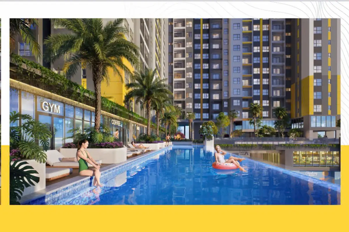 Hồ bơi Bcons New Sky