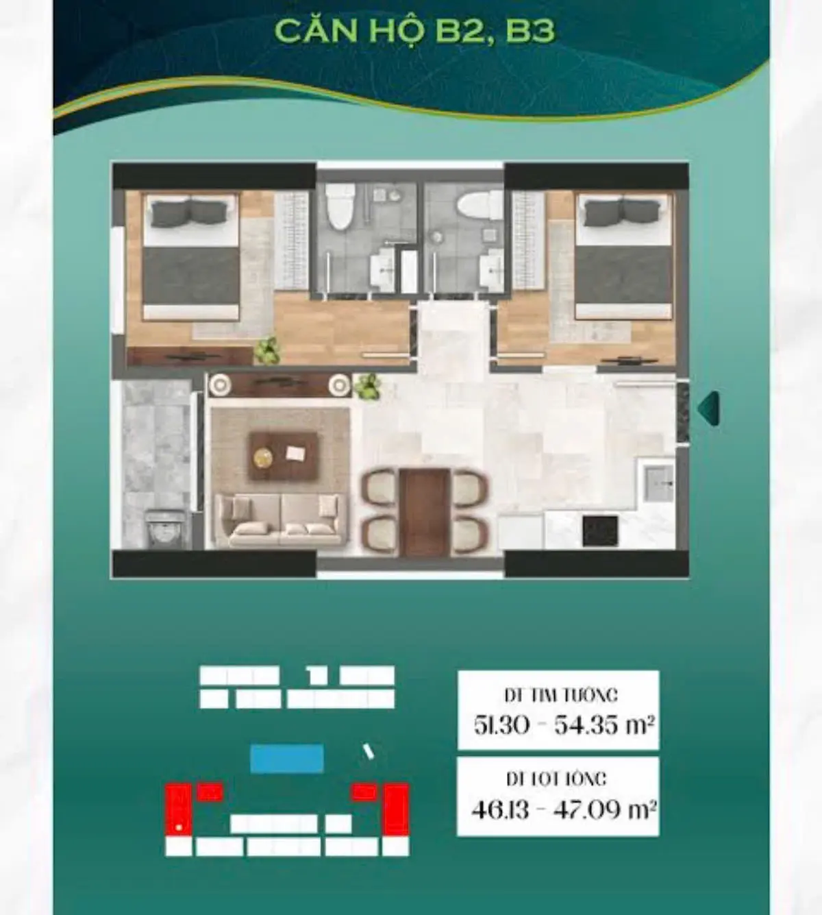 Diện tích Bcons City