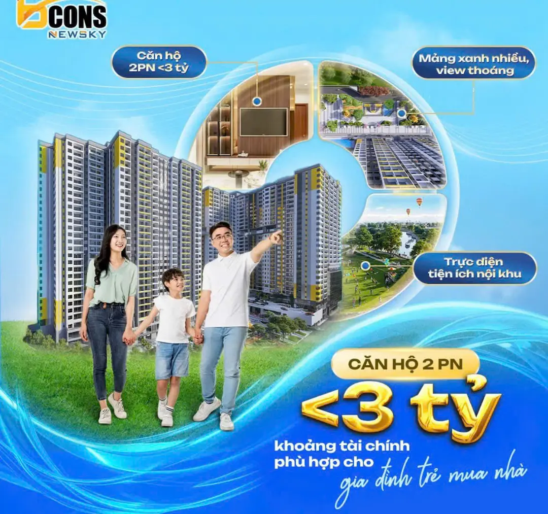 Căn hộ dưới 3 tỷ