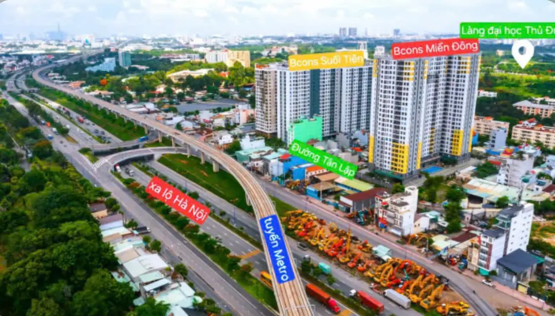 Hạ tầng Bcons Suối Tiên