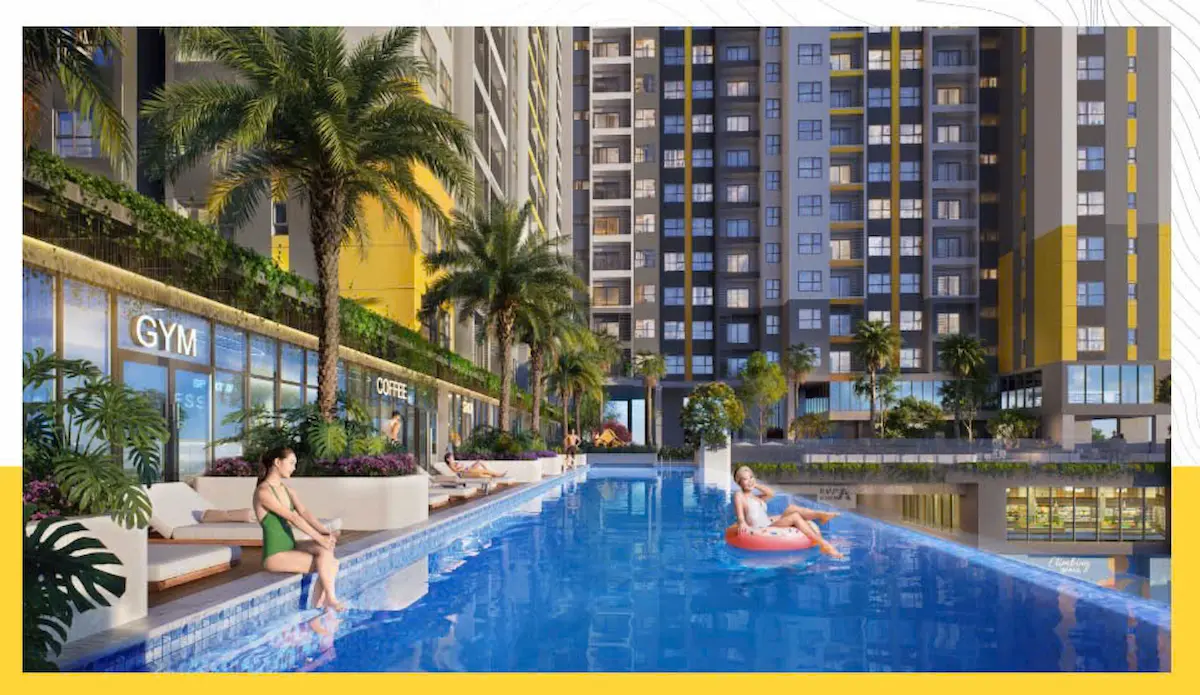 Hồ bơi Bcons New Sky