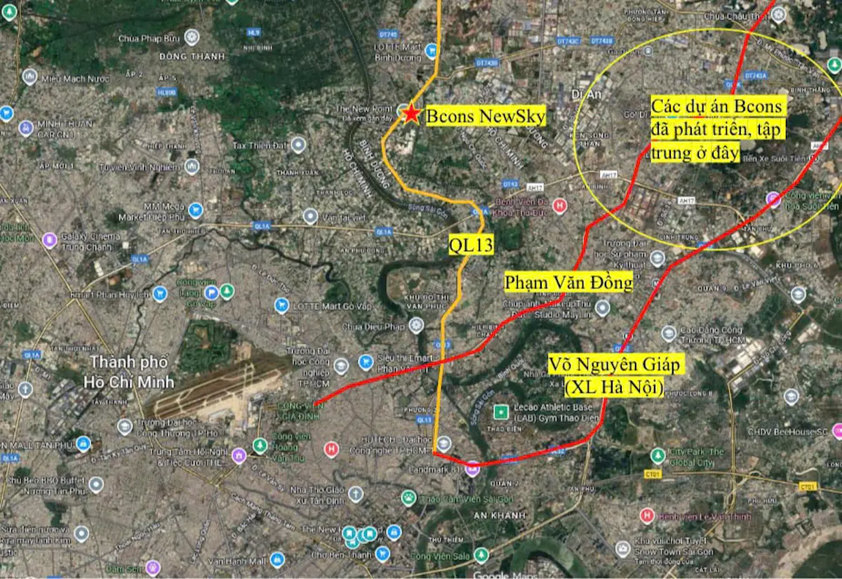 Kết nối Bcons New Sky