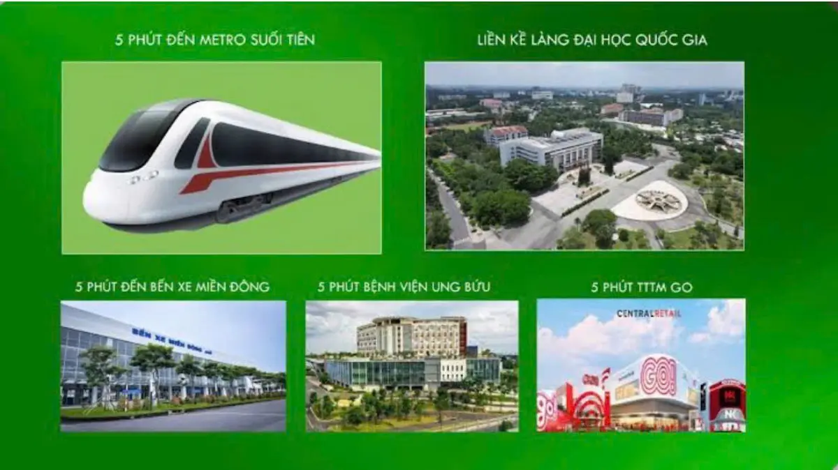 Tiện ích ngoại khu Bcons City