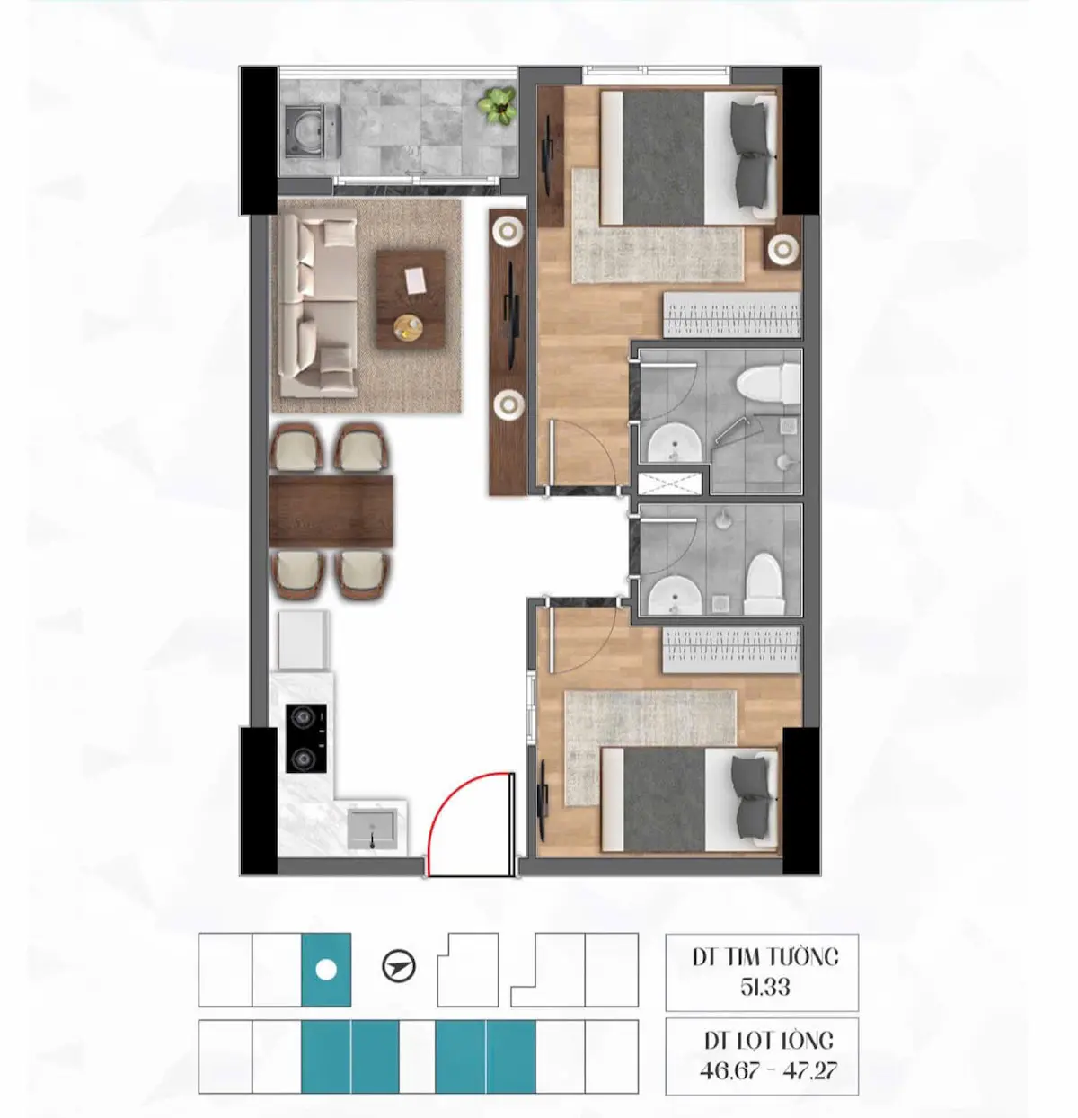 Layout 2PN Bcons City