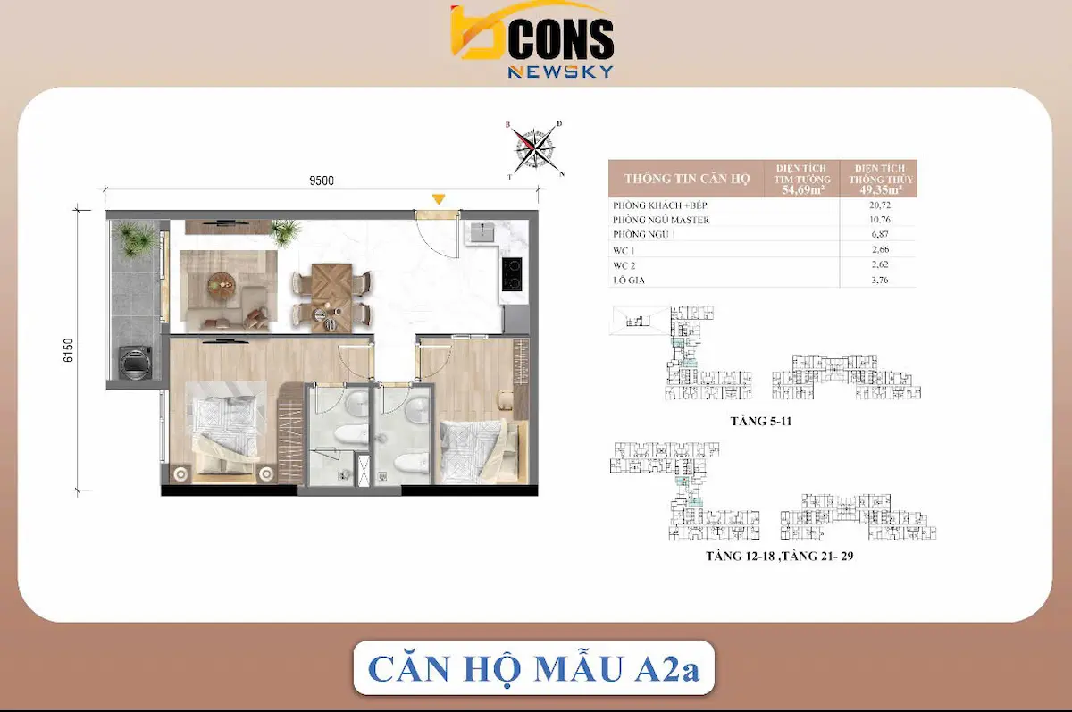 Layout 2PN Bcons New Sky