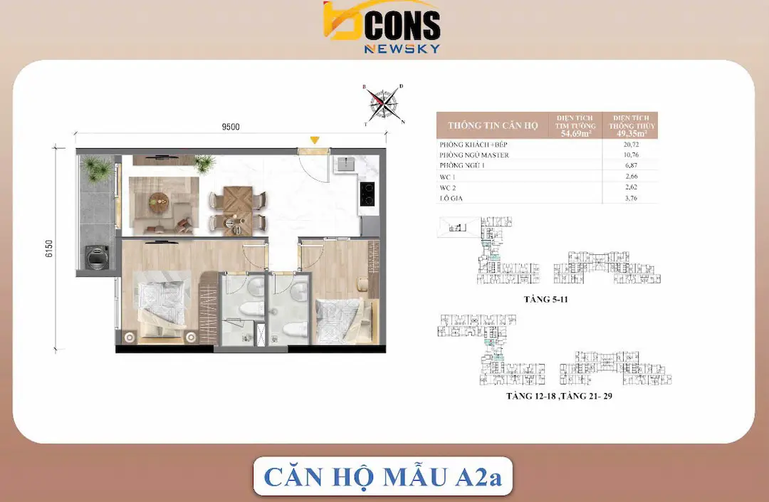 Layout Bcons New Sky