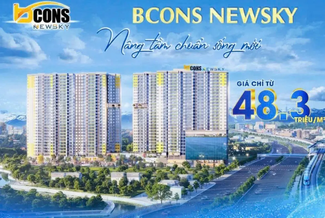 Giá bán và cho thuê Bcons New Sky