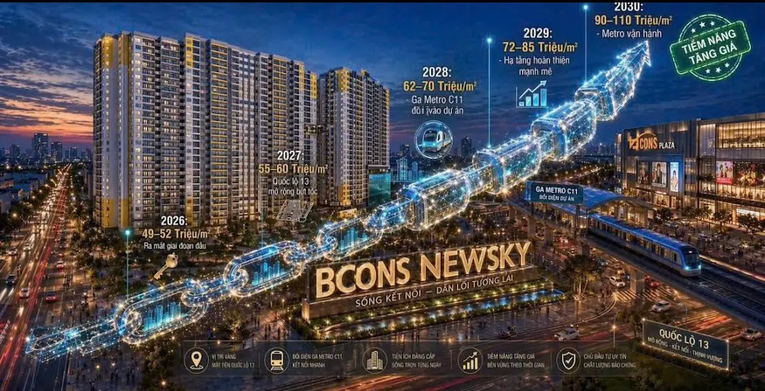 Chiến lược đầu tư Bcons New Sky