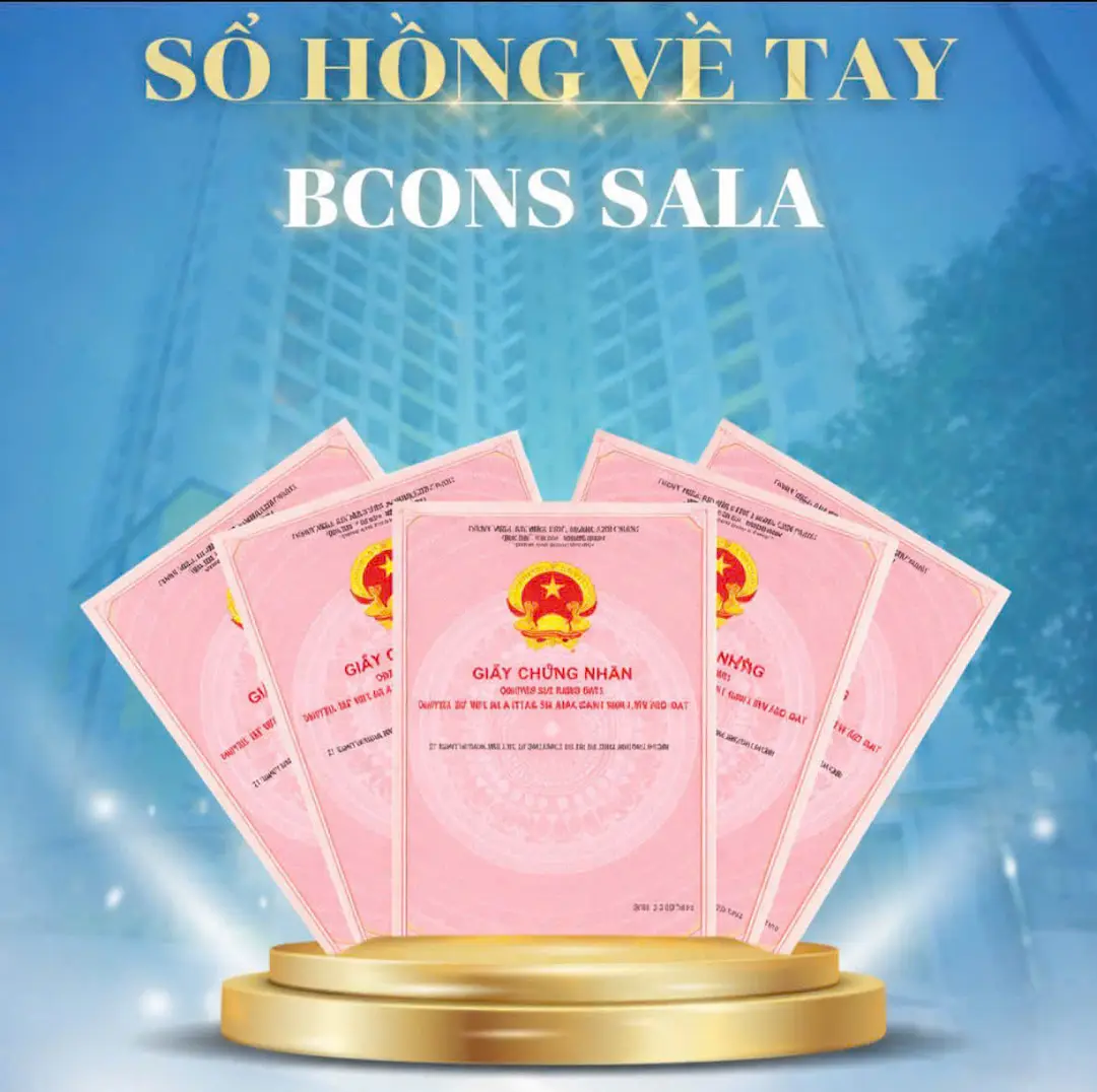Sổ hồng Bcons Sala