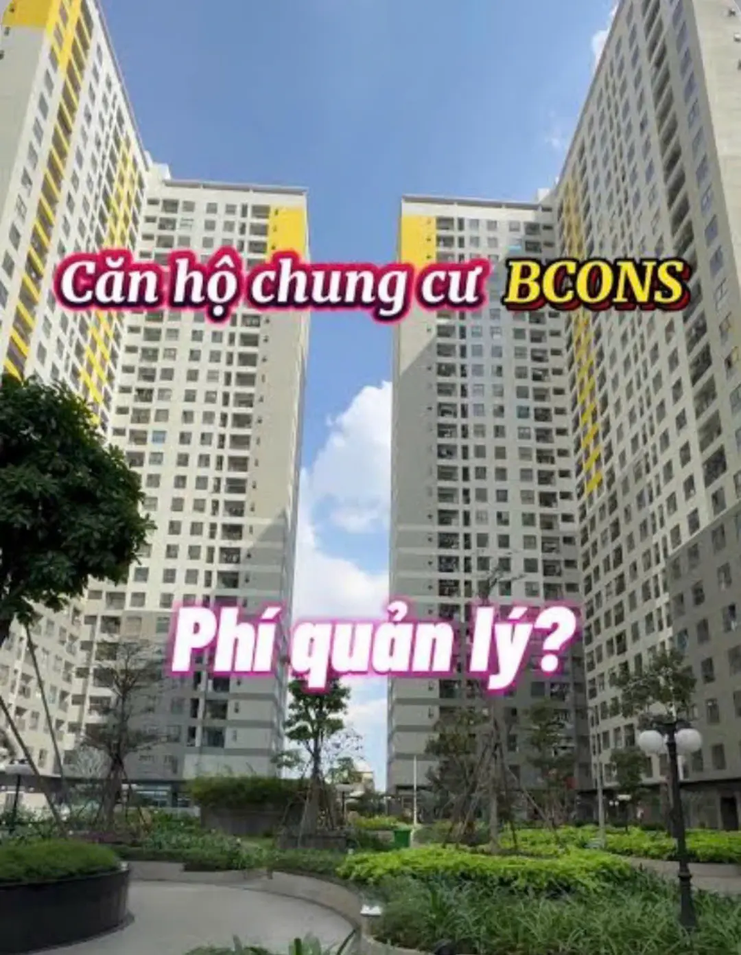 Phí quản lý Bcons New Sky