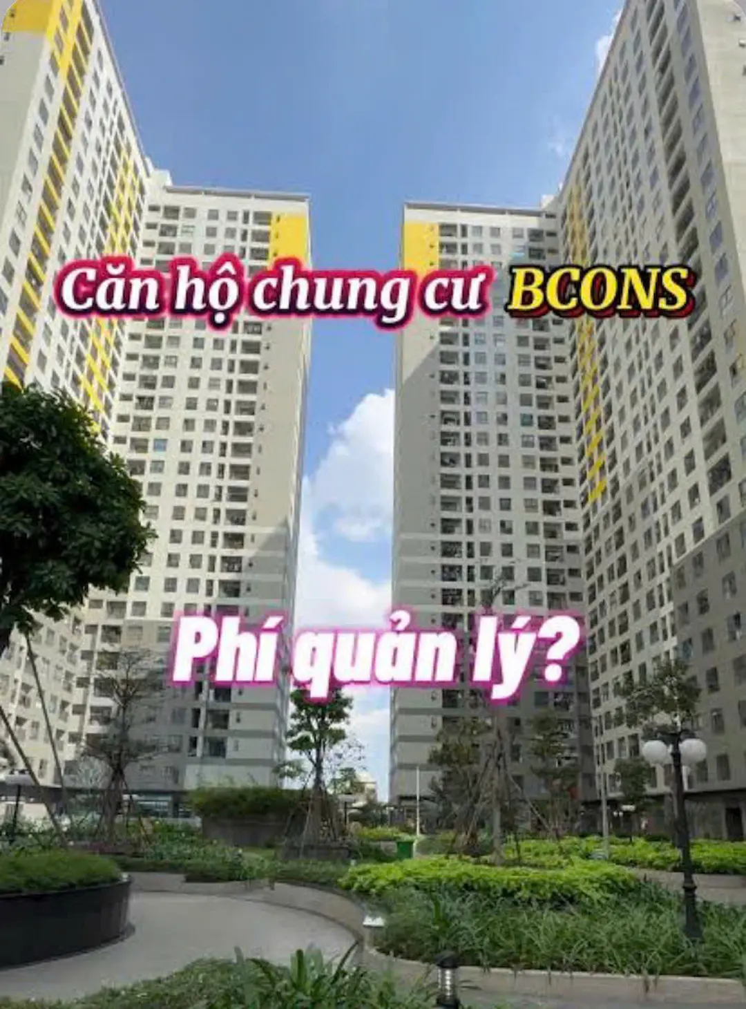 Phí quản lý Bcons New Sky