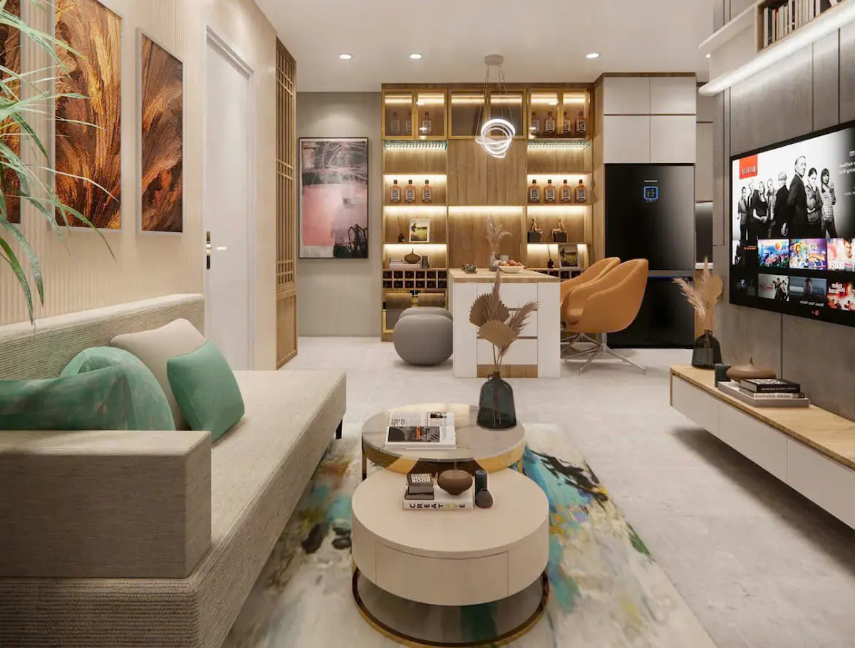 Nội thất phòng khách Bcons Avenue