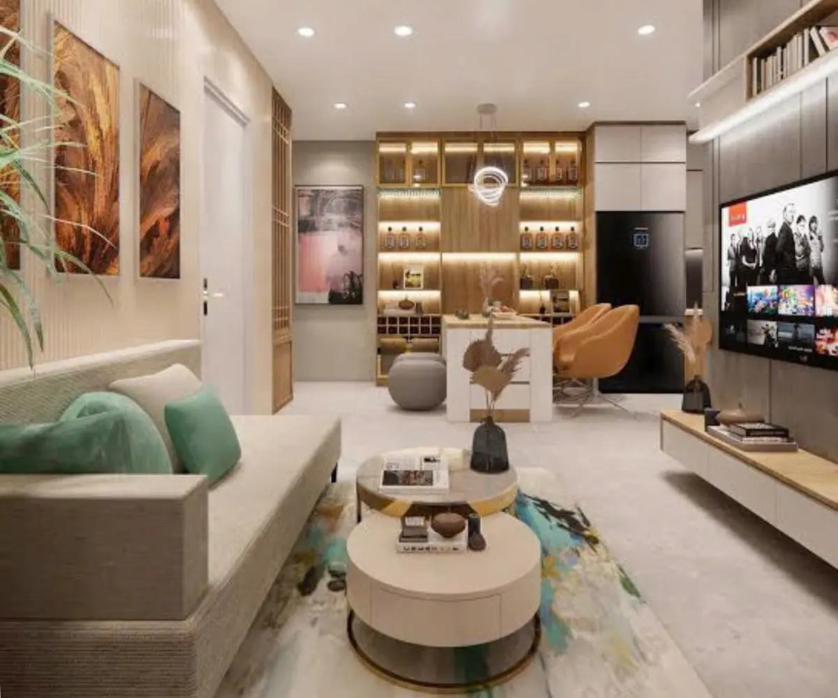 Phòng khách căn hộ