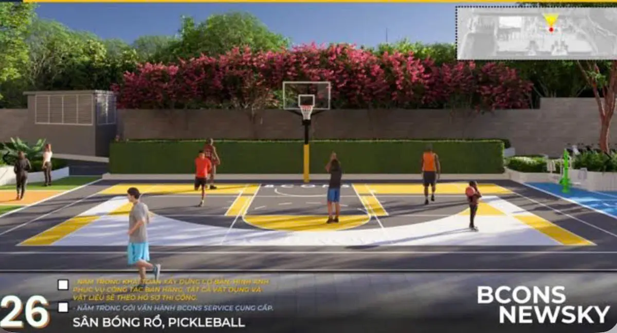 Tiện ích thể thao Bcons New Sky