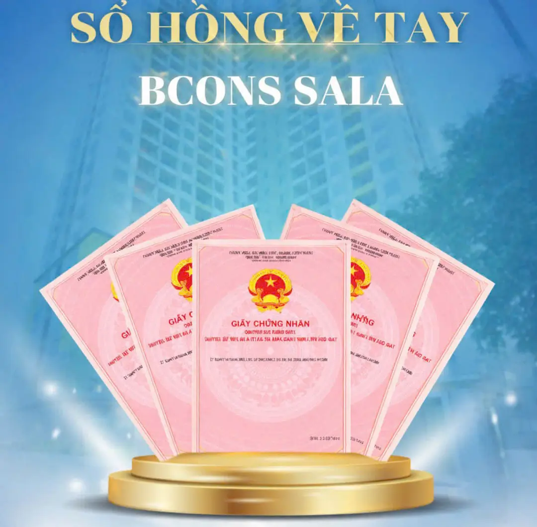 Sổ hồng Bcons Sala