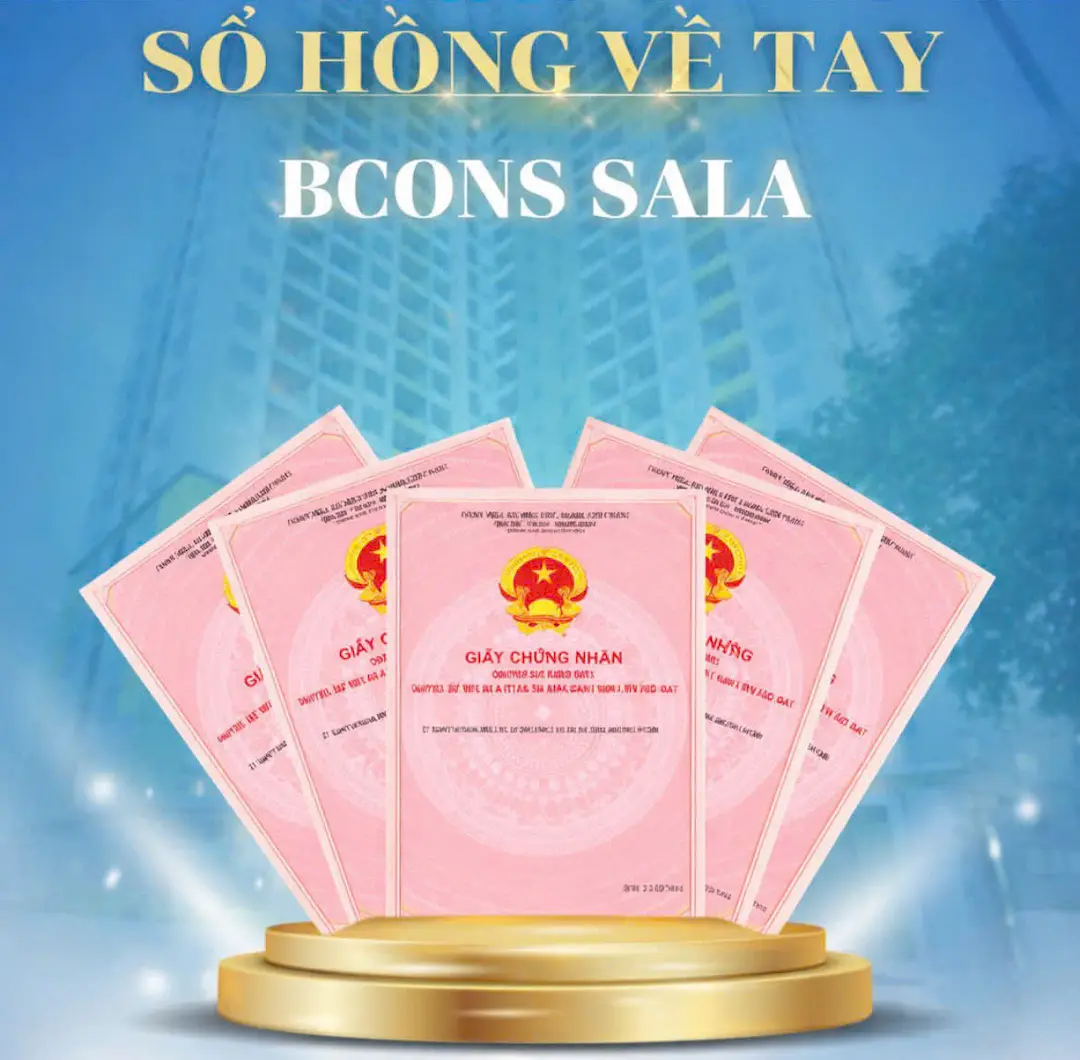 Sổ hồng Bcons Sala