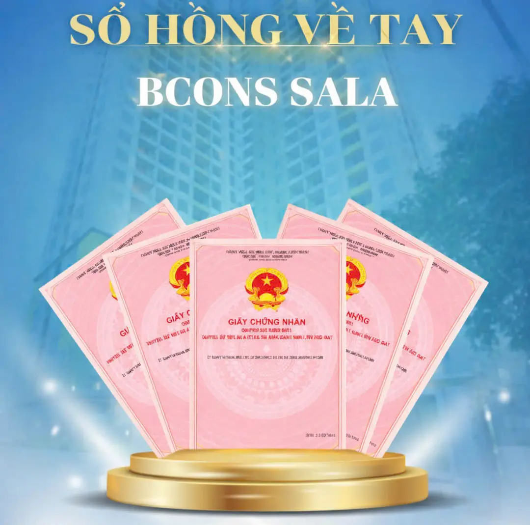 Sổ hồng bcons sala