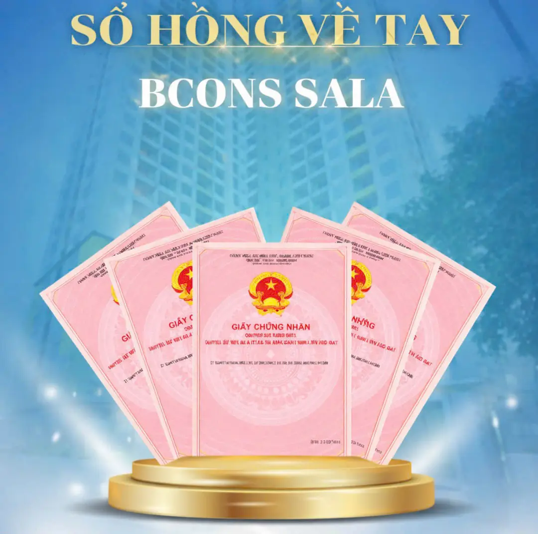 Sổ hồng Bcons Sala