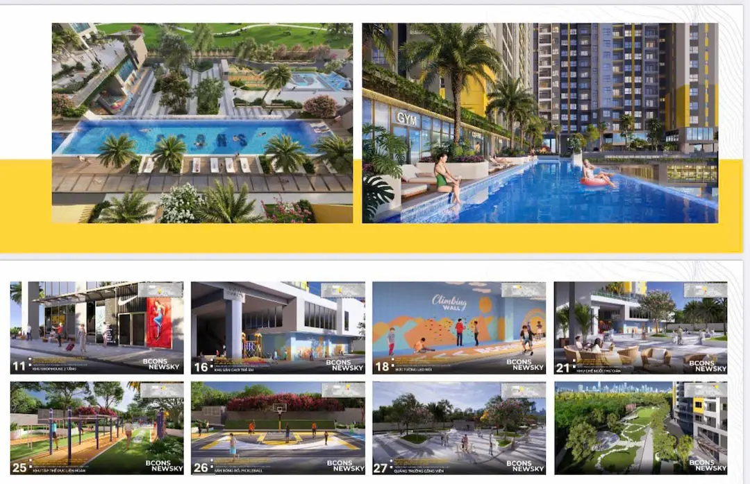 Tiện ích Bcons New Sky