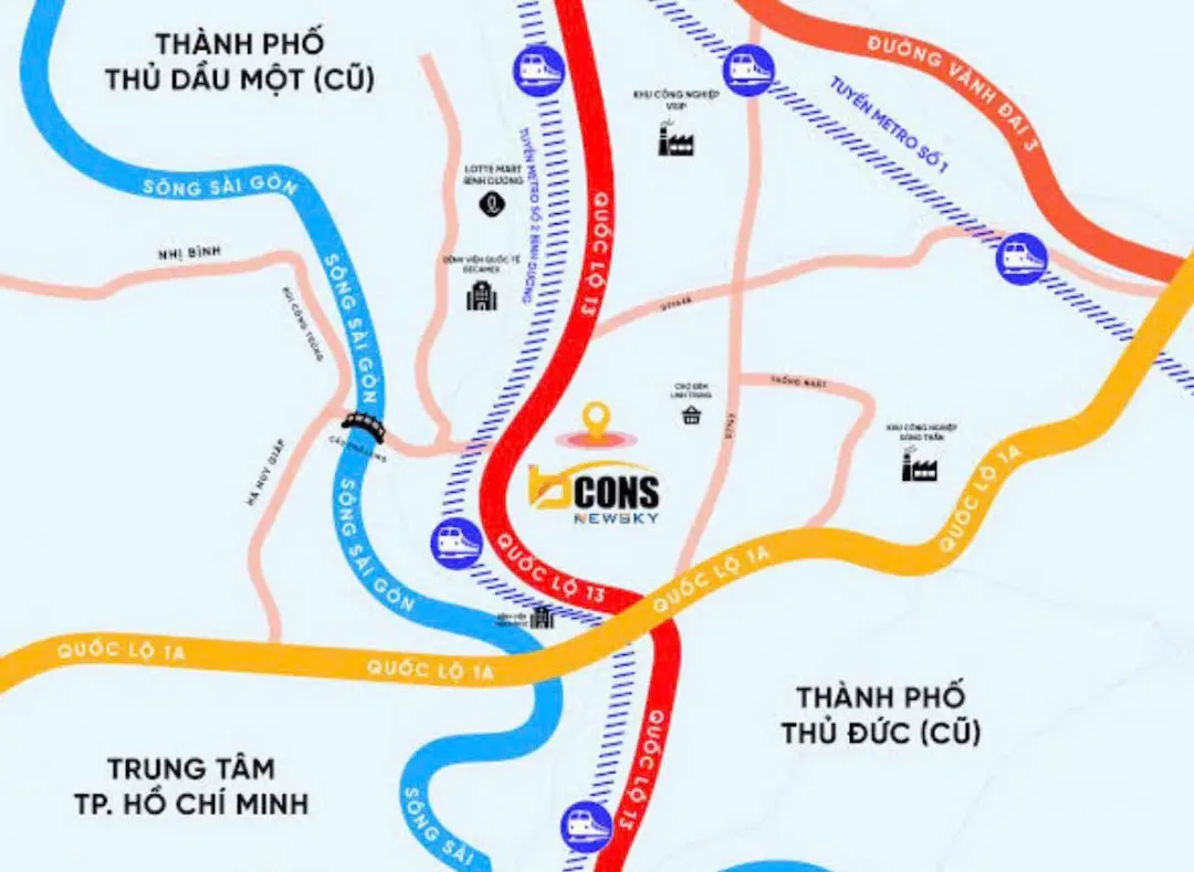 Vị trí hạ tầng