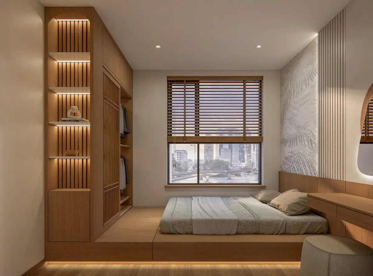 Thiết kế phòng ngủ Bcons New Sky