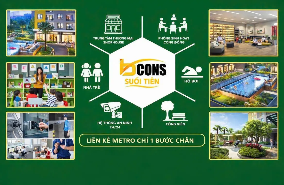 Tiện ích Bcons Suối Tiên