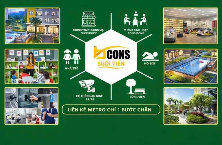 Có nên mua Bcons Suối Tiên? Phân tích giá bán 1,1-2,5 tỷ, sổ hồng lâu dài, tiện ích nội khu, khả năng cho thuê và tiềm năng tăng giá 2026.