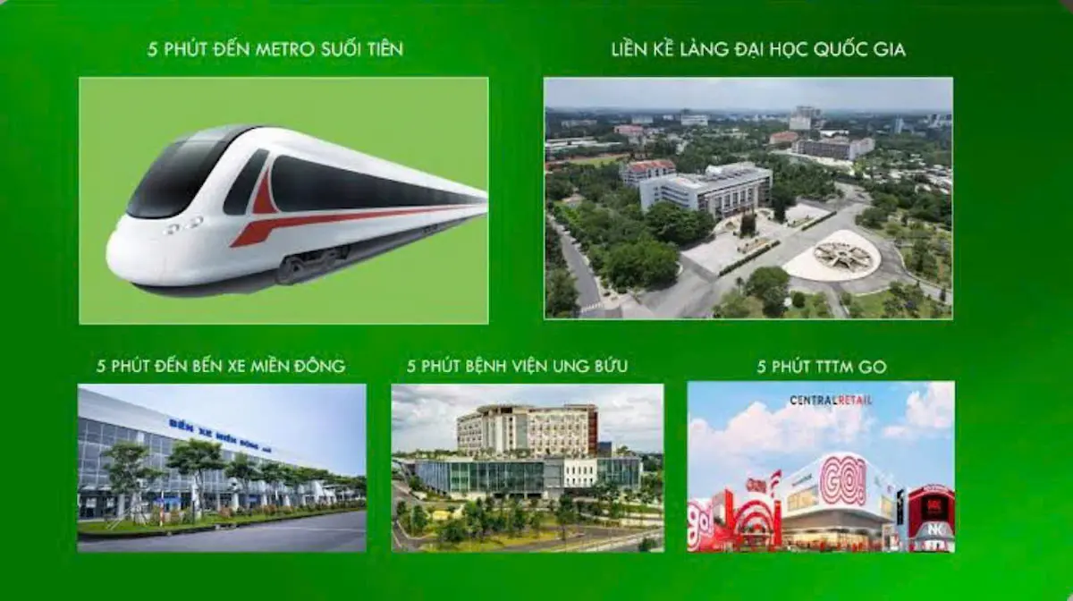 Tiện ích ngoại khu Bcons City