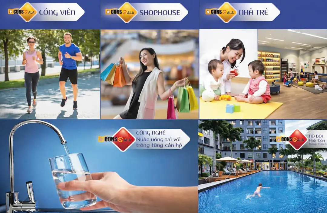 Tiện ích nội khu Bcons Sala