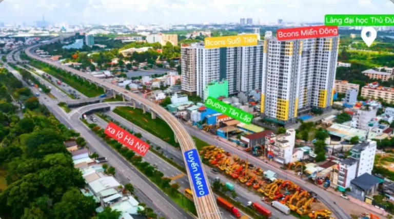 Bcons Suối Tiên có bao nhiêu căn? Quy mô chính xác: 2 block cao 20 tầng, tổng 653 căn hộ và shophouse. Xem chi tiết các loại diện tích và tiện ích nội khu.