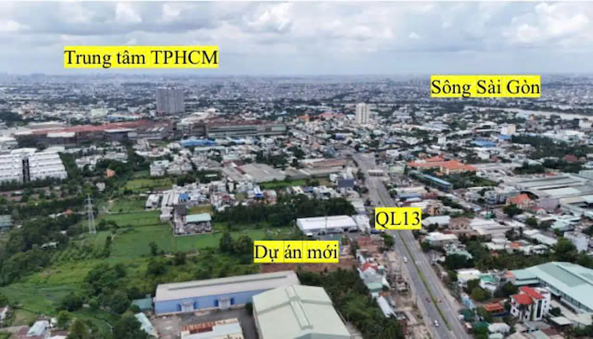 Vị trí bản đồ Bcons New Sky