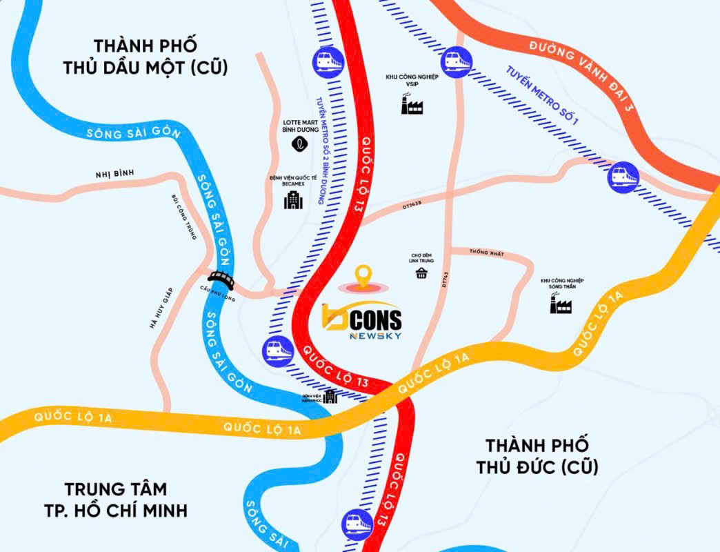 Tiện ích Bcons New Sky