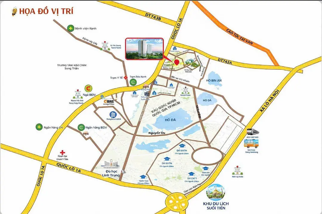 Vị trí bcons sala