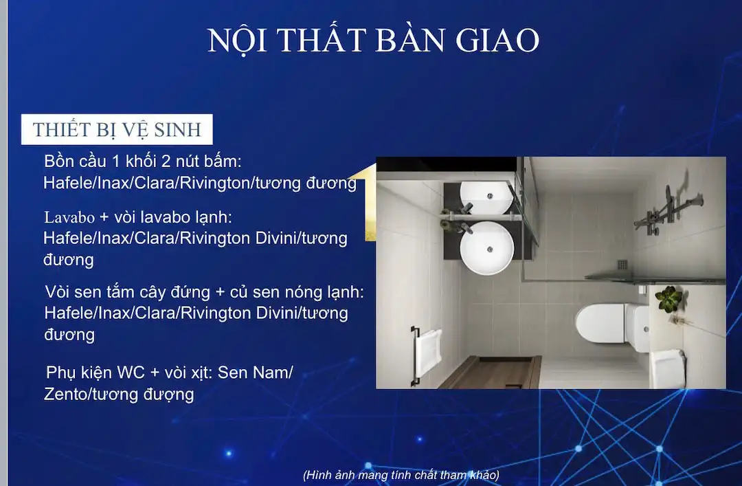 Nội thất vệ sinh Bcons Center City