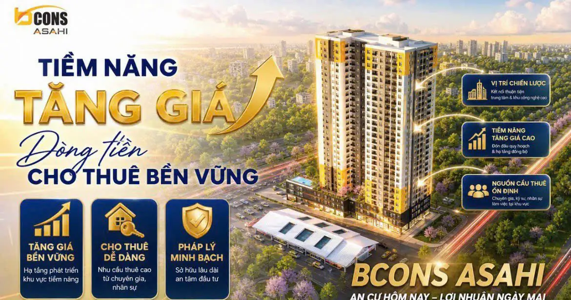 Giá 2PN Bcons Asahi và tiềm năng tăng giá