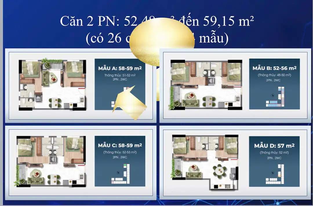 Thiết kế căn hộ Bcons Center City