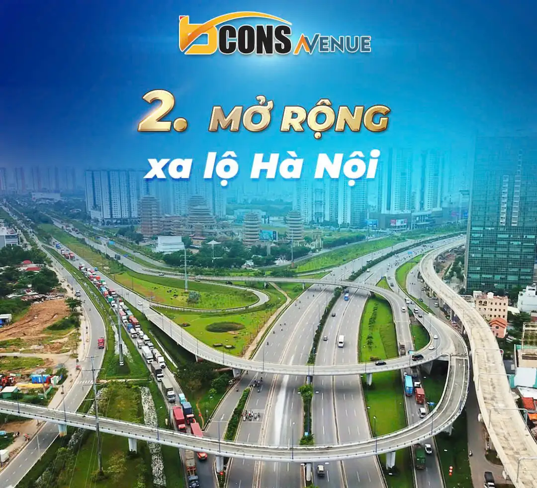 Hạ tầng kết nối giao thông Bcons Avenue không có ngập nước